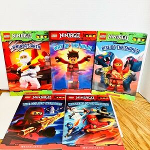 Lego Ninjago 2012 Paperback Books Lot(5) Scholastic